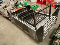 4No. METAL DISPLAY STANDS - 3