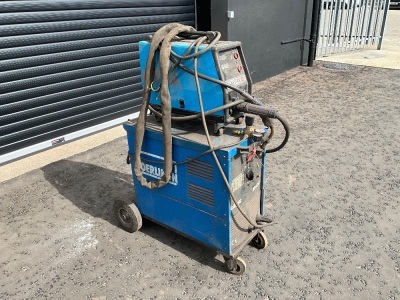 OERLIKON CITOARC M408 MIG WELDER & POWER FEED & LEADS