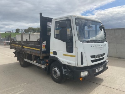 IVECO EUROCARGO 75E16 EURO 6 7.5 TON DROPSIDE TIPPER