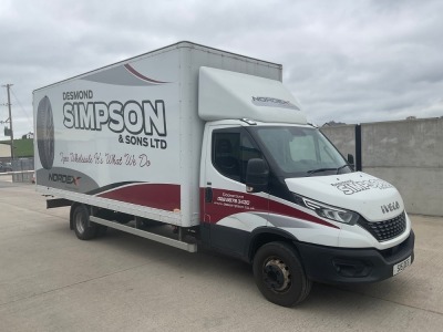 IVECO DAILY 70C18 7 TON AUTOMATIC BOX VAN&nbsp;