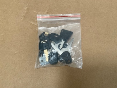 APPROX. 12No. UNUSED EQUIPMENT MASTER KEYS TO SUIT PLANT & MACHINERY