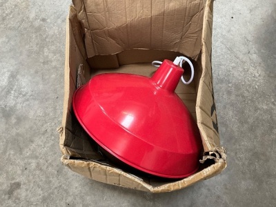 6No. UNUSED INDUSTRIAL STYLE HANGING LIGHTS