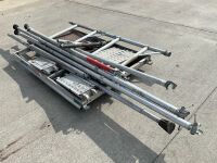 ASSORTED ALUMINIUM SCAFFOLDING TOWER PARTS