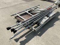 ASSORTED ALUMINIUM SCAFFOLDING TOWER PARTS - 6