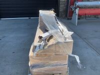 PALLET OF ASSORTED UNUSED WATERBURY BATHROOM SINGLE TOWEL RAILS - 2