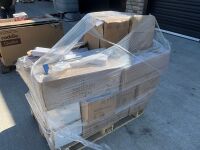 PALLET OF ASSORTED UNUSED WATERBURY BATHROOM SINGLE TOWEL RAILS - 3