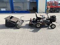 NATIONAL 3 GANG RIDE ON CYLINDER LAWNMOWER & SWEEPER - 17