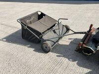 NATIONAL 3 GANG RIDE ON CYLINDER LAWNMOWER & SWEEPER - 20