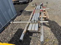RHINO SAFE STOW ROOF RACK GAS STRUT ASSISTED LADDER - 5