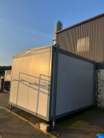 APPROX. 12ft x 10ft STEEL CLAD OPEN PLAN OFFICE - 3