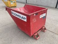 CONQUIP 1200 LITRE FORKLIFT TIPPING SKIP - 3