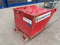 CONQUIP 1200 LITRE FORKLIFT TIPPING SKIP - 5