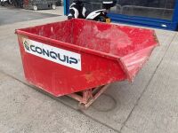 CONQUIP 1200 LITRE FORKLIFT TIPPING SKIP - 7