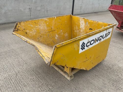 CONQUIP 1200 LITRE FORKLIFT TIPPING SKIP