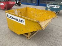 CONQUIP 1200 LITRE FORKLIFT TIPPING SKIP - 2