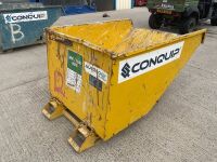 CONQUIP 1200 LITRE FORKLIFT TIPPING SKIP - 7