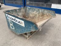 CONQUIP 1200 LITRE FORKLIFT TIPPING SKIP - 2