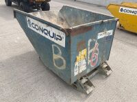 CONQUIP 1200 LITRE FORKLIFT TIPPING SKIP - 5