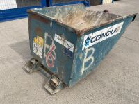 CONQUIP 1200 LITRE FORKLIFT TIPPING SKIP - 7