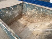 CONQUIP 1200 LITRE FORKLIFT TIPPING SKIP - 9