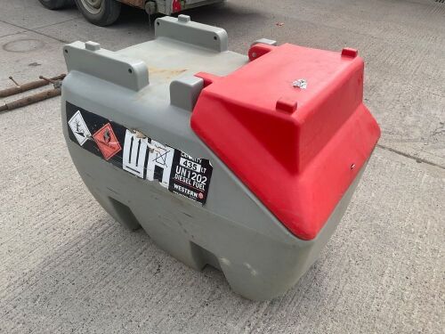 WESTERN 435 LITRE STATIC FUEL BOWSER