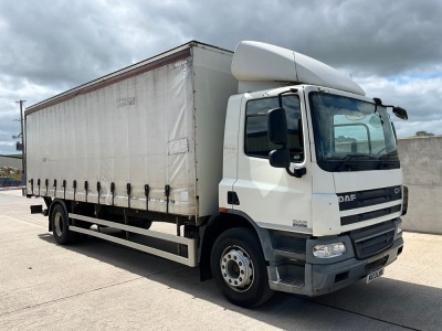 DAF CF65.220 18 TON 4X2 CURTAINSIDER LORRY&nbsp;