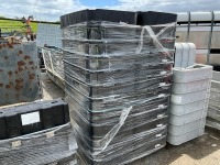 6No. PALLETS OF ASSORTED MANHOLE RISERS ETC - 9