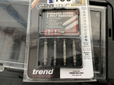UNUSED TREND 4 PIECE DAMAGED BOLT & SCREW REMOVER