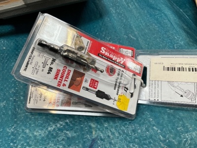 5No. UNUSED TREND M4 DRILL & COUNTERSINK BITS