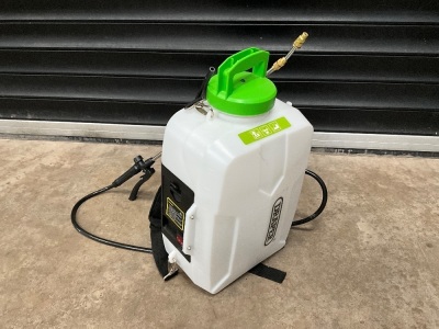 UNUSED DRAPER 12lt 20v CORDLESS BACK SPRAYER