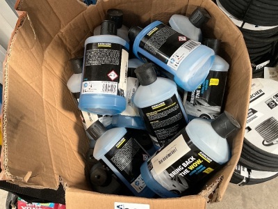 BOX LOT TO INC. APPROX. 22No. 1lt KARCHER CAR SHAMPOO