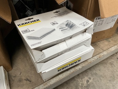 4No. UNUSED PACKETS OF KARCHER TERRY CLOTHS TO SUIT STEAM CLEANER