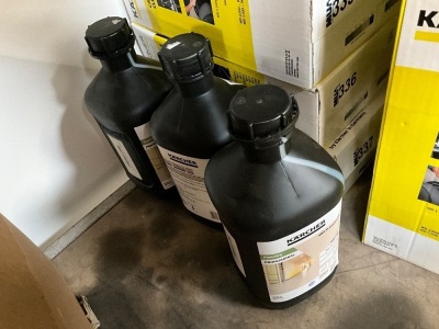 3No. UNUSED KARCHER PROFESSIONAL FLOOR PRO MULTI CLEANER