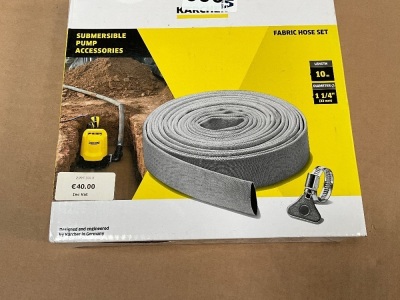 UNUSED KARCHER SUBMERSIBLE PUMP FABRIC HOSE SET