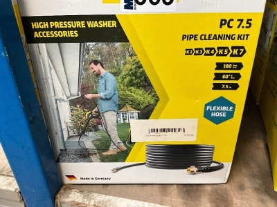 UNUSED KARCHER PC7.5 7.5m PIPE CLEANING KIT