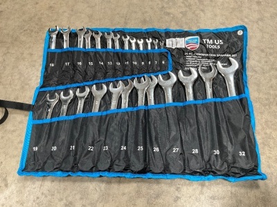 UNUSED TM US TOOLS 25 PIECE COMBINATION SPANNER SET