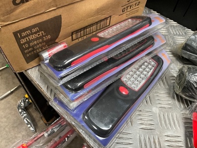3No. UNUSED LED BATTERY WORKLIGHTS