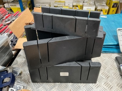 3No. UNUSED MITRE BOXES