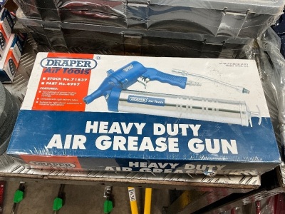 UNUSED DRAPER HEAVY DUTY AIR GREASE GUN