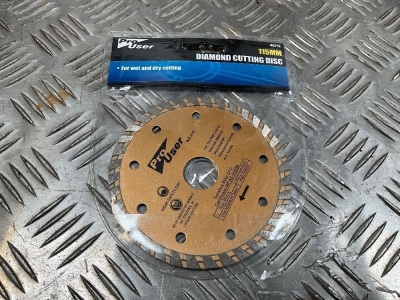 UNUSED PRO USER 115mm DIAMOND BLADE