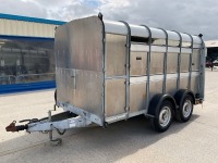 IFOR WILLIAMS TA510G-12 12ft6" X 6ft 3.5 TON TWIN AXLE LIVESTOCK TRAILER - 3