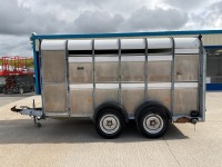 IFOR WILLIAMS TA510G-12 12ft6" X 6ft 3.5 TON TWIN AXLE LIVESTOCK TRAILER - 5