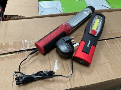 SEALEY LED RECHARGABLE INSPECTION LAMP & MAGNETIC LIGHT