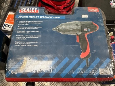 UNUSED SEALEY 240v IMPACT WRENCH