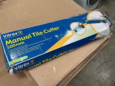 UNUSED VITREX 500mm MANUAL TILE CUTTER