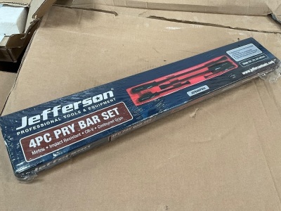 UNUSED JEFFERSON 4 PIECE PRY BAR SET