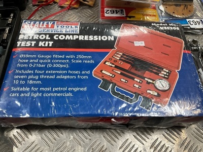UNUSED SEALEY PETROL COMPRESSION TEST KIT