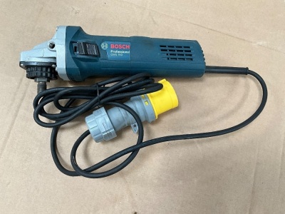 UNUSED BOSCH 110v 4" GRINDER