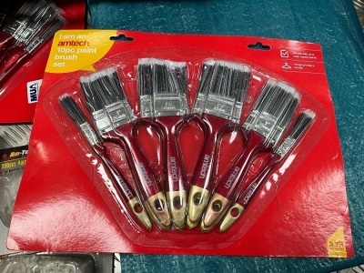 UNUSED AMTECH 10 PIECE PAINT BRUSH SET