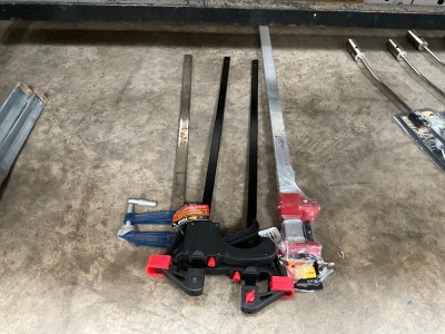 5No. ASSORTED CLAMPS